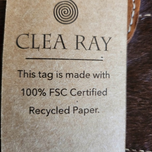 New! Custom Upside Down Capital of Fashion London Tote Bag" Clea Ray Leather - Picture 3 of 5